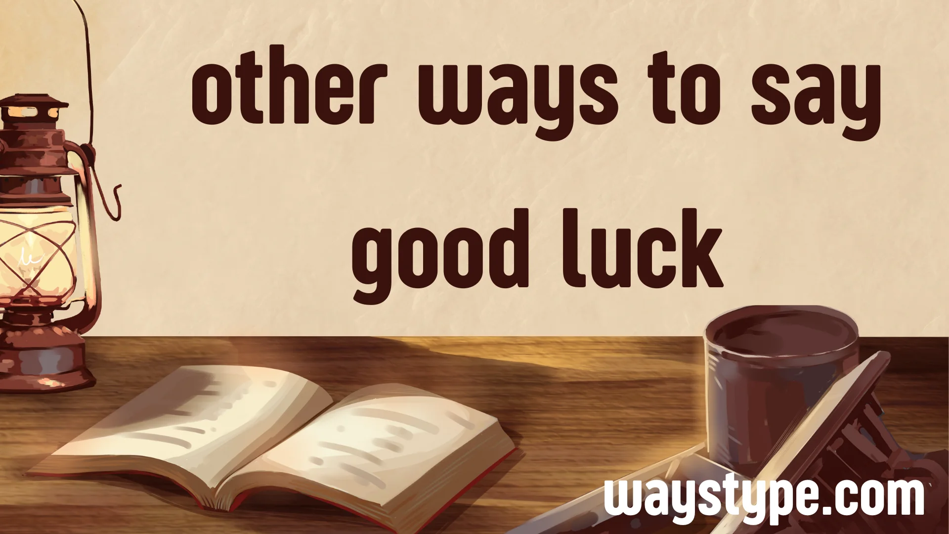 other ways to say good luck