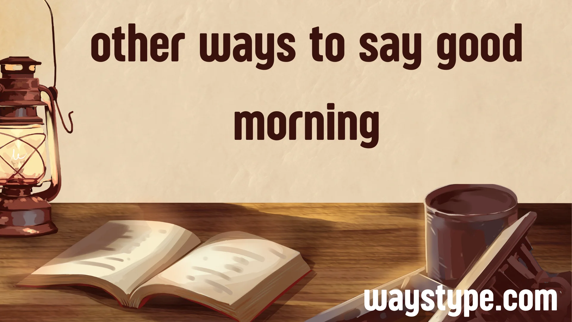 other ways to say good morning