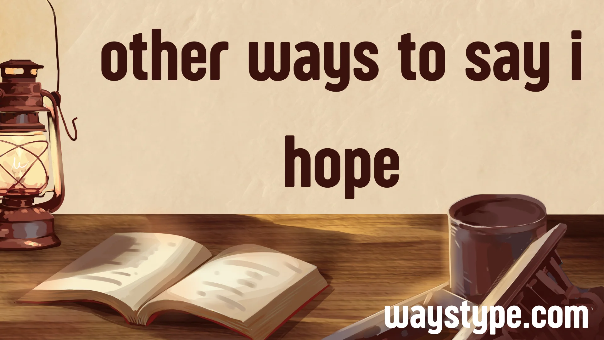 other ways to say i hope