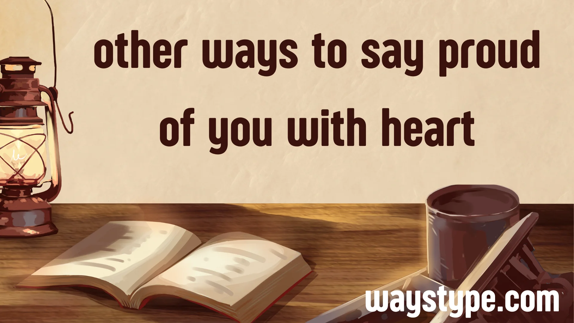 other ways to say proud of you with heart