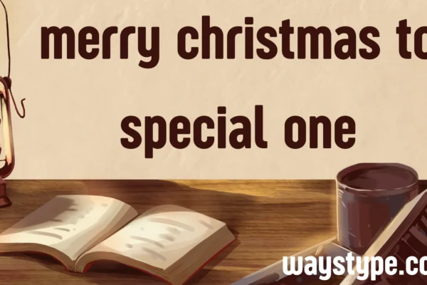merry christmas to special one
