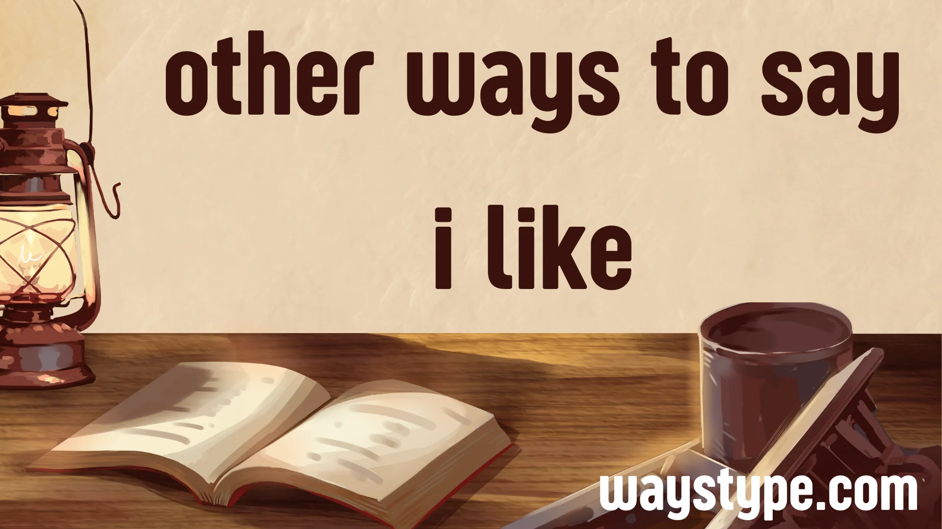 other ways to say i like
