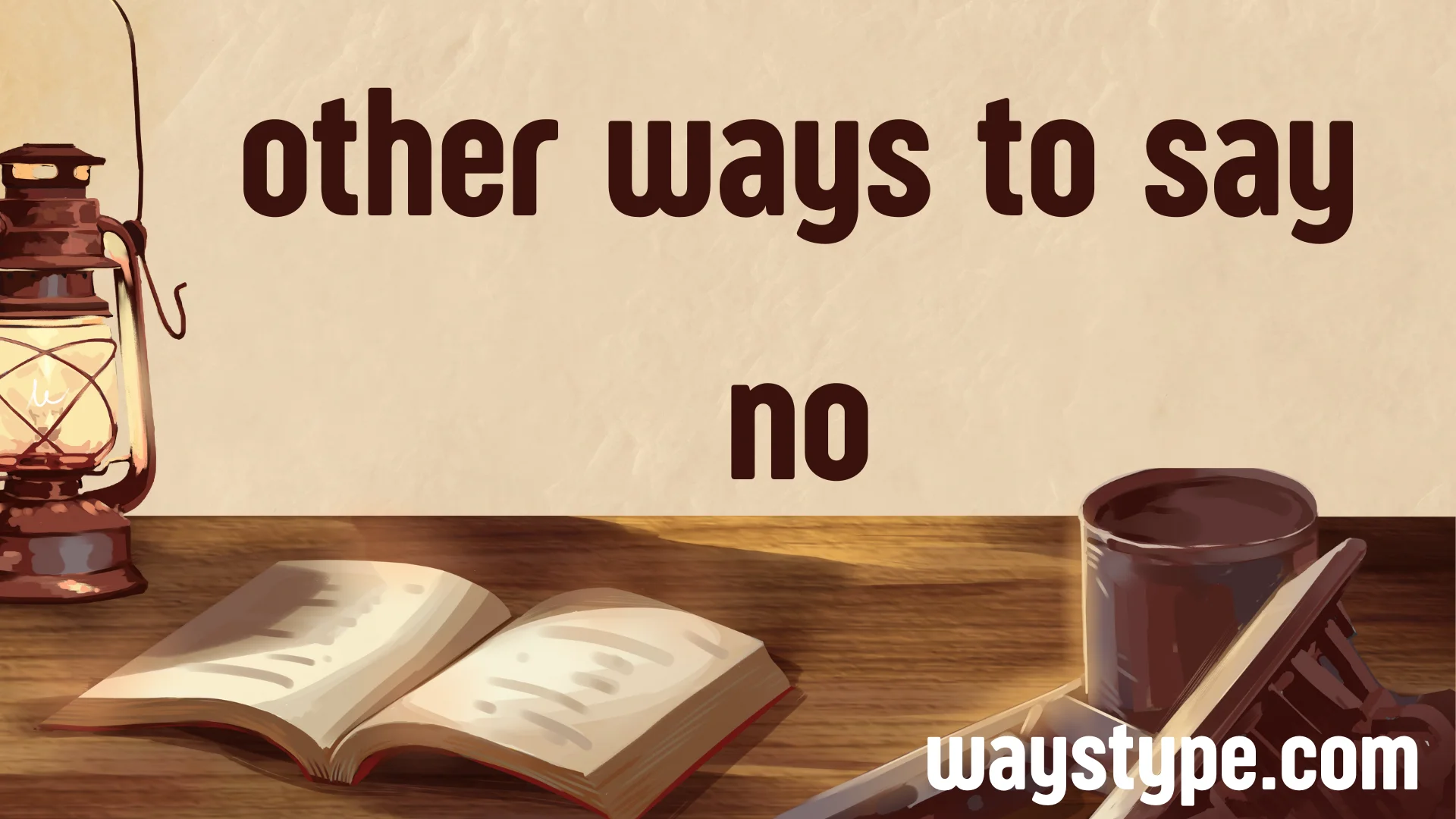 other ways to say no