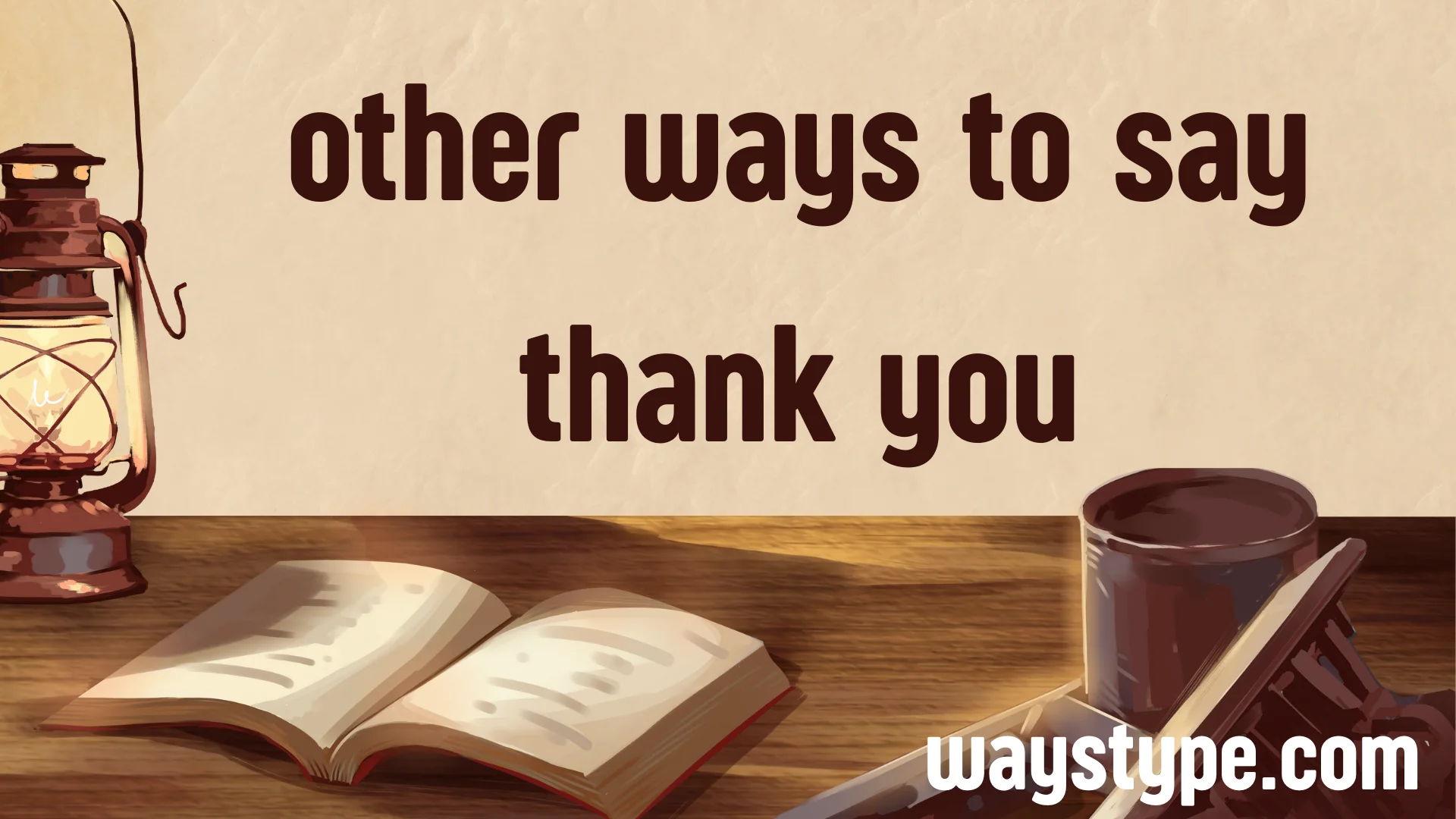 other ways to say thank you