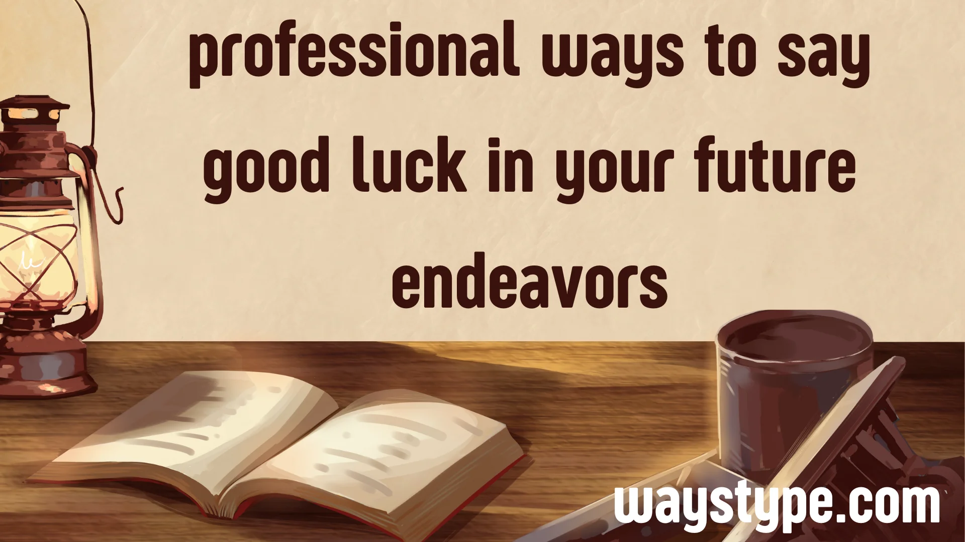 professional ways to say good luck in your future endeavors