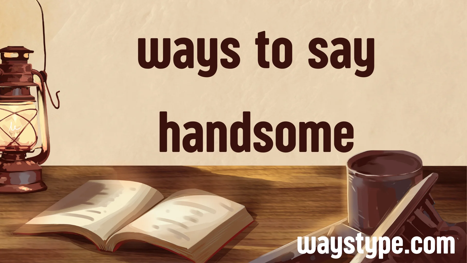 ways to say handsome