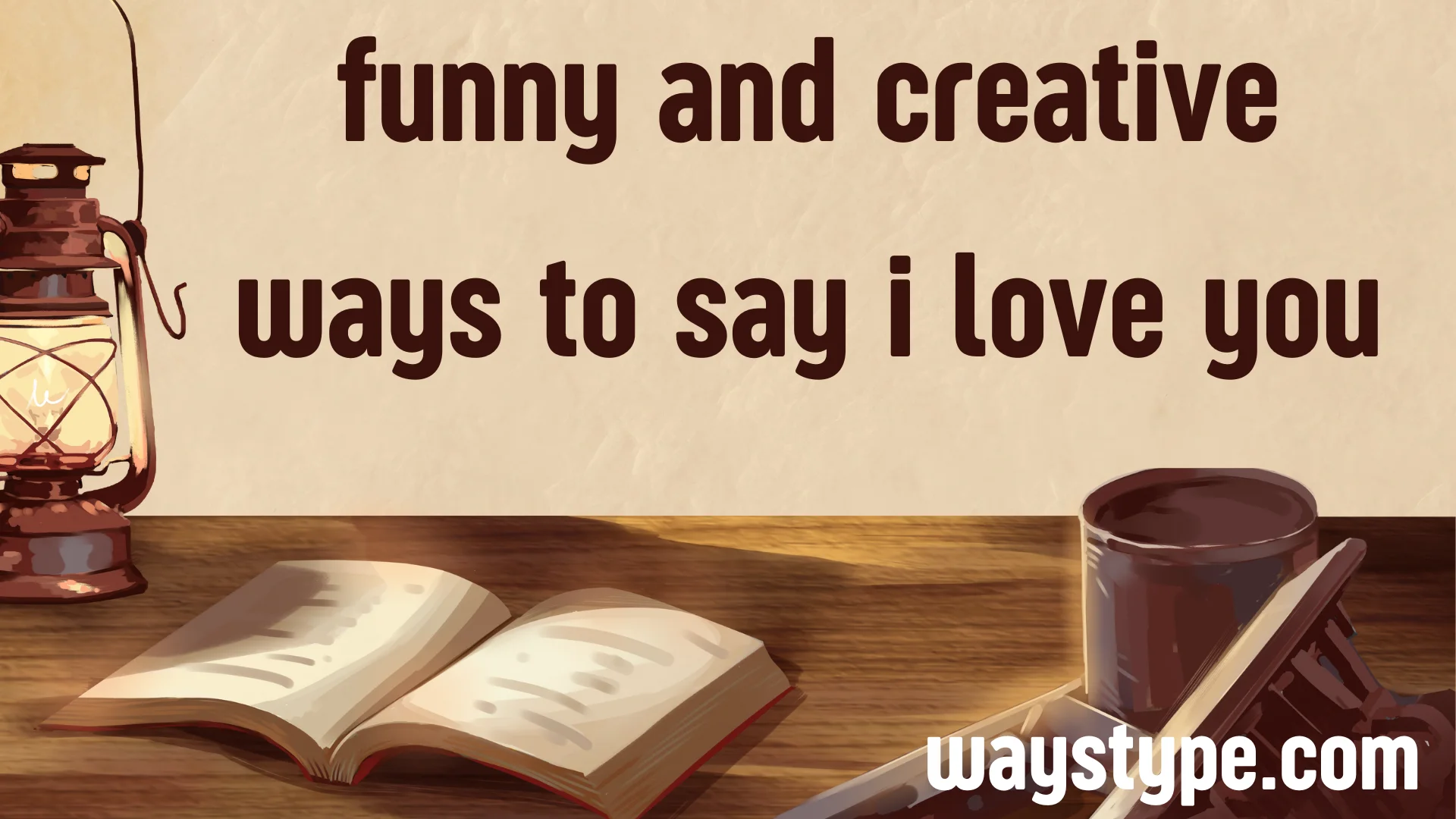 funny and creative ways to say i love you