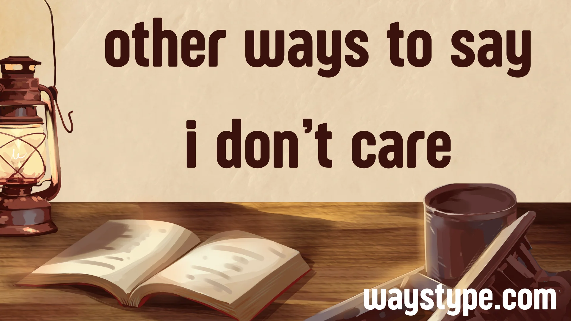 other ways to say i don’t care