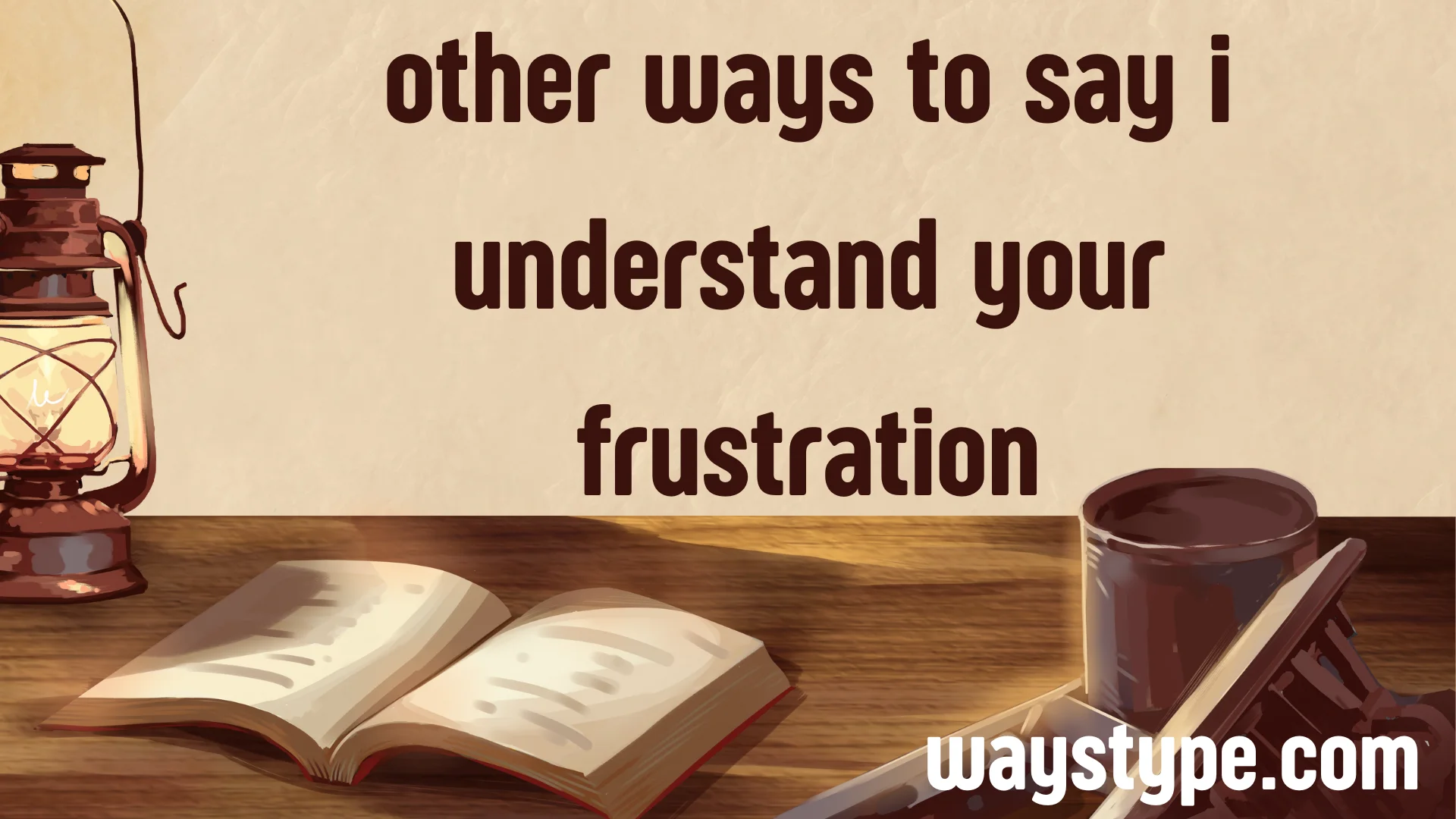 other ways to say i understand your frustration